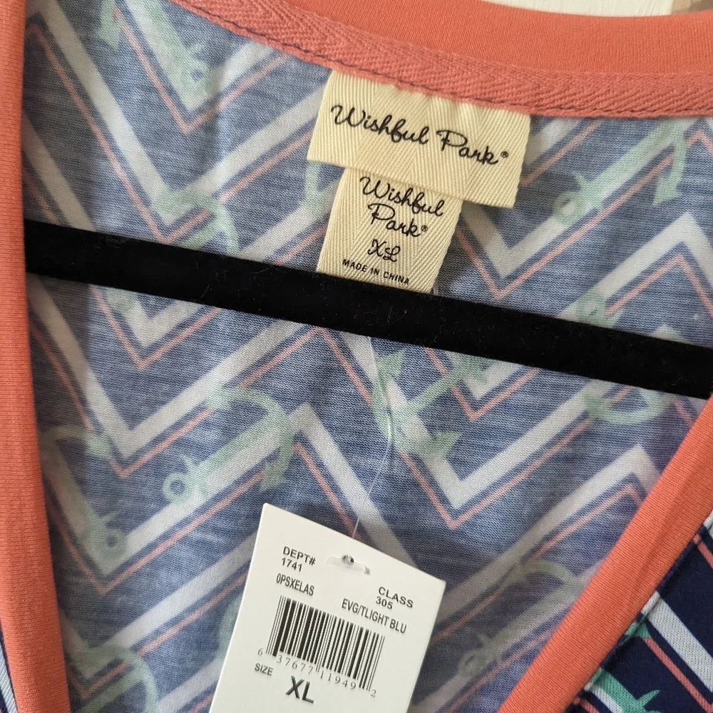 Wishful Park XL Anker Chevron Tee NWT - Picture 3 of 6